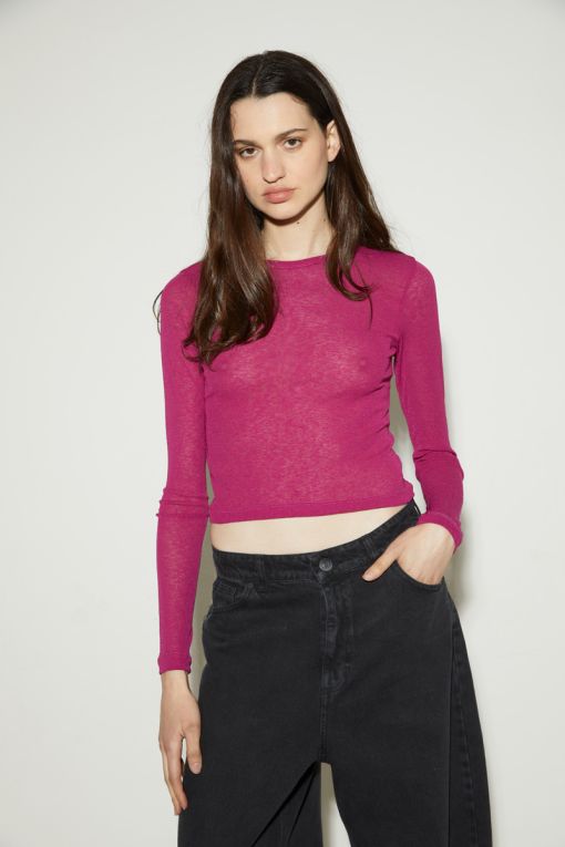 REMERA ML MUSTARD