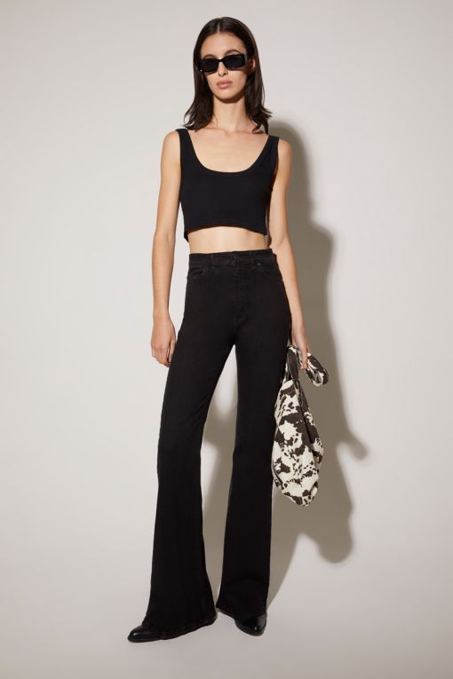 JEAN FLARE BLACK