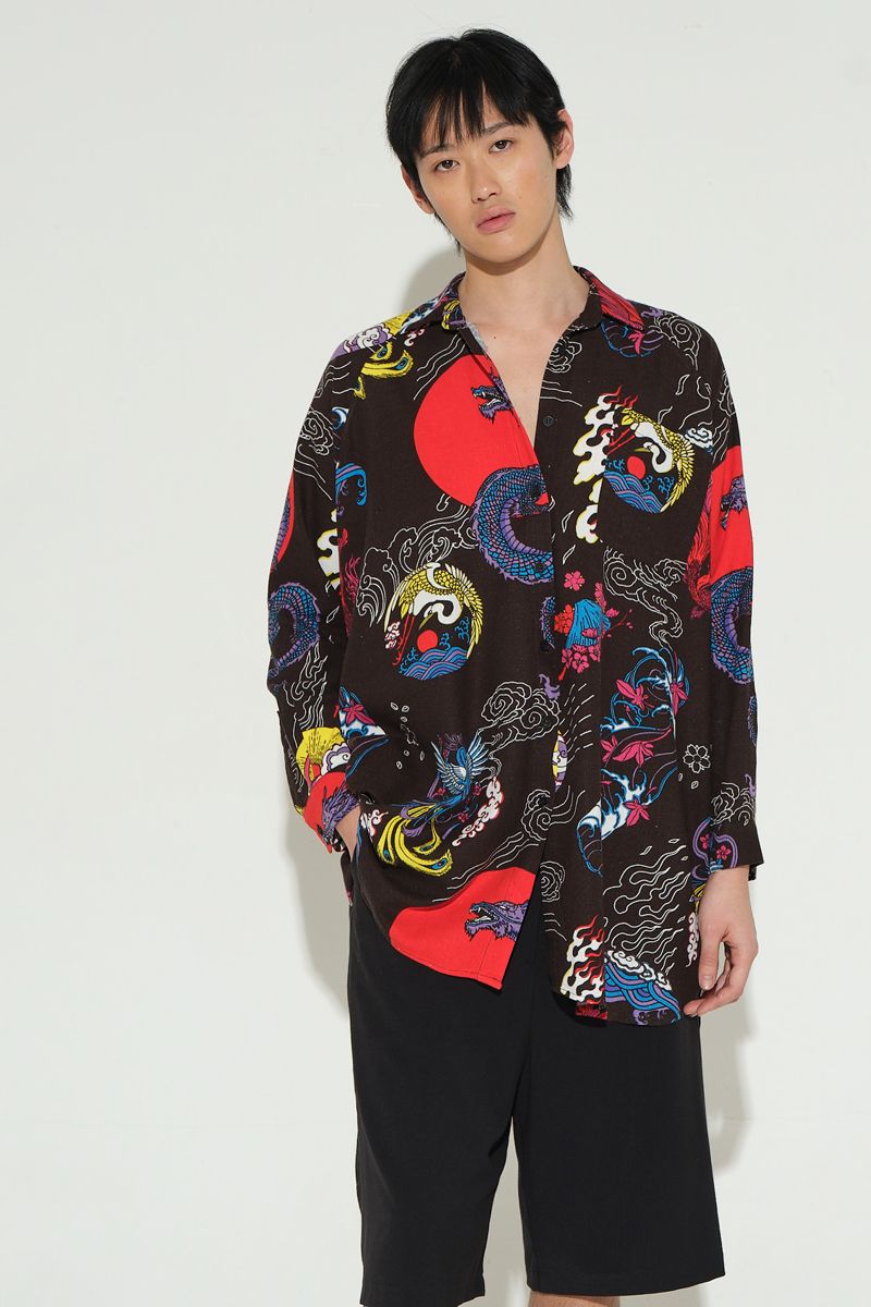 Camisa japonesa outlet